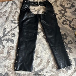 First Classic Leather Gear Chaps